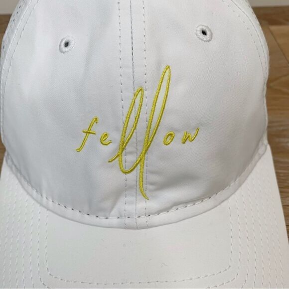 New Era 9Forty Unisex White Fellow Embroidered Adjustable Hat - Picture 2 of 13